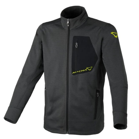 Macna Softshell Ripple 1.1 λεπτό αντιανεμικό μπουφάν μαύρο (2ου επιπέδου)