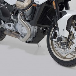 Ποδιά κινητήρα SW-Motech Moto Guzzi V100 Mandello/S μαύρη