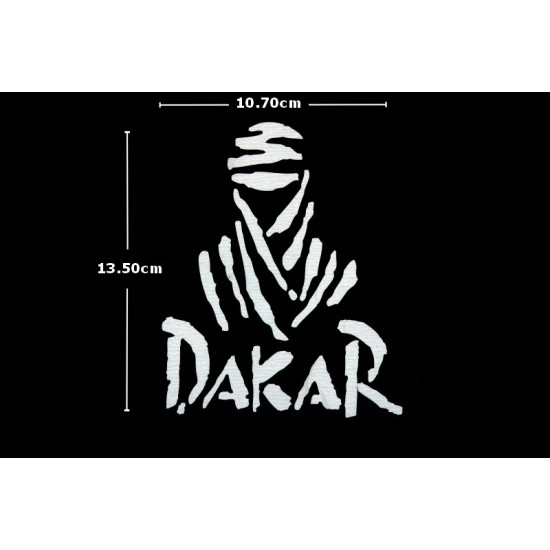 Αυτοκόλλητα Dakar Sticker III λευκό