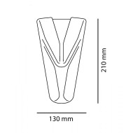 Επέκταση φτερού πινακίδας ductail Honda NC 700-750 S/X -15