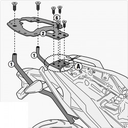 Βάση βαλίτσας topcase GIVI BMW G 310 R