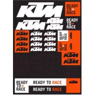 Αυτοκόλλητα KTM TEAM corporate σετ 34 τεμ.