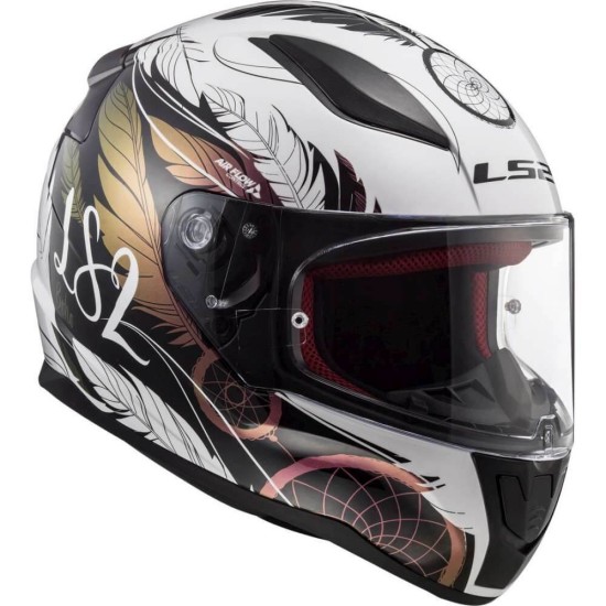 Κράνος LS2 Rapid II FF353 Boho λευκό μαύρο Κράνος LS2 Rapid II FF353 Boho λευκό μαύρο