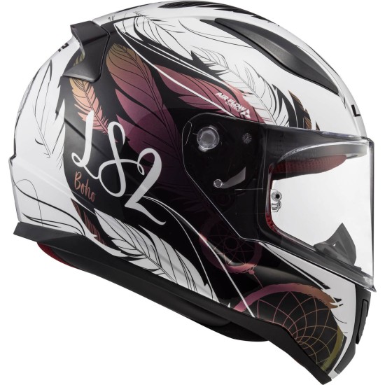 Κράνος LS2 Rapid II FF353 Boho λευκό μαύρο Κράνος LS2 Rapid II FF353 Boho λευκό μαύρο