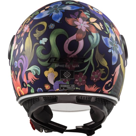 Κράνος LS2 Sphere Lux OF558 Bloom μπλε ροζ Κράνος LS2 Sphere Lux OF558 Bloom μπλε ροζ