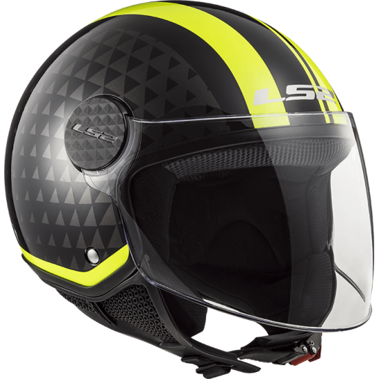 Κράνος LS2 Sphere Lux OF558 Crush μαύρο κίτρινο Κράνος LS2 Sphere Lux OF558 Crush μαύρο κίτρινο