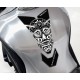 Tankpad One Design black edition skull 4 λευκό μαύρο Tankpad One Design black edition skull 4 λευκό μαύρο
