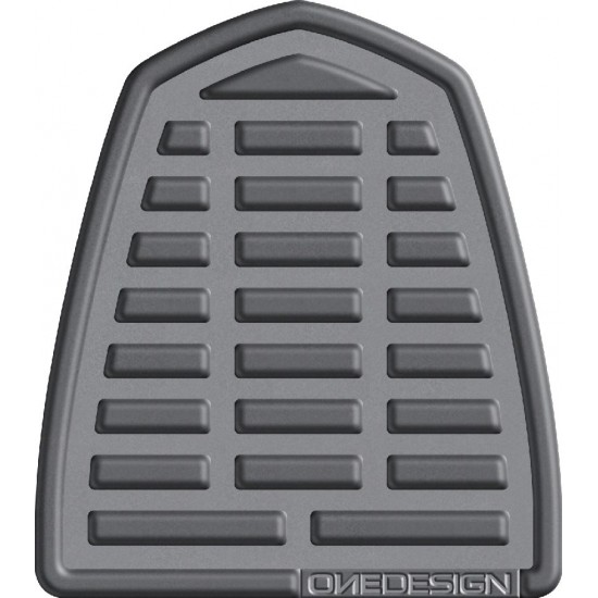 Tankpad One Design soft touch leather look γκρι Tankpad One Design soft touch leather look γκρι
