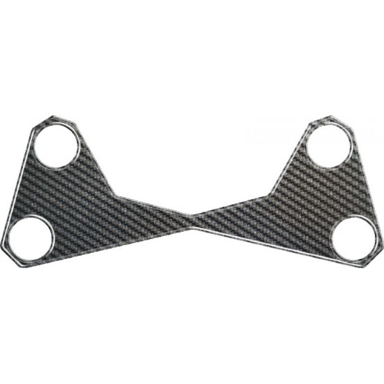 Κάλυμμα πλάκας τιμονιού One Design Kawasaki Z 750 / 1000 carbon look Κάλυμμα πλάκας τιμονιού One Design Kawasaki Z 750 / 1000 carbon look