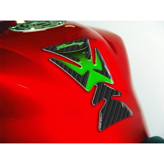 Tankpad One Design racing carbon look πράσινο Tankpad One Design racing carbon look πράσινο