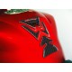 Tankpad One Design racing carbon look κόκκινο Tankpad One Design racing carbon look κόκκινο