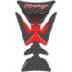 Tankpad One Design racing carbon look κόκκινο Tankpad One Design racing carbon look κόκκινο
