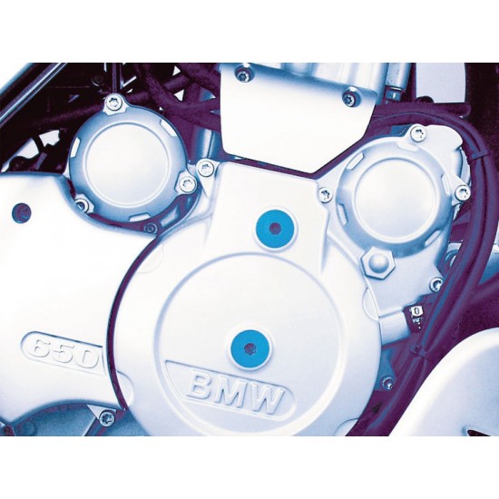 Ανταλακτικές βίδες αλουμινίου κινητήρα BMW F 650/CS/ST/GS/Dakar μπλέ Ανταλακτικές βίδες αλουμινίου κινητήρα BMW F 650/CS/ST/GS/Dakar μπλέ