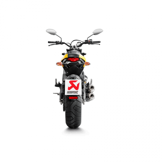 Τελικά εξάτμισης Akrapovic Ducati Scrambler τιτάνιο Τελικά εξάτμισης Akrapovic Ducati Scrambler τιτάνιο