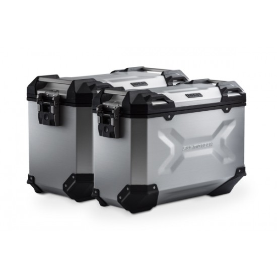 Σετ βάσεων και βαλιτσών SW-Motech TRAX ADV Triumph Tiger 900 GT/Rally/Pro ασημί Σετ βάσεων και βαλιτσών SW-Motech TRAX ADV Triumph Tiger 900 GT/Rally/Pro ασημί