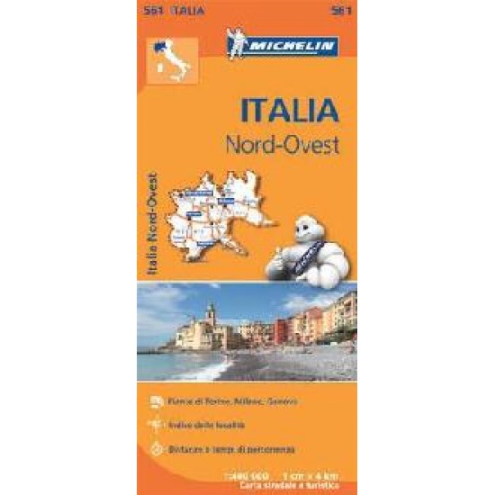 Χάρτης Βορειοδυτικής Ιταλίας Michelin road map 1:400.000 Χάρτης Βορειοδυτικής Ιταλίας Michelin road map 1:400.000
