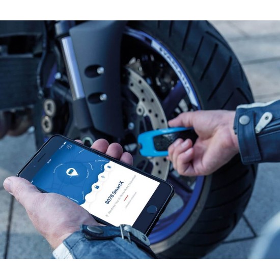 Κλειδαριά δισκόφρενου με συναγερμό ABUS Granit Detecto 8078 SmartX κόκκινη Κλειδαριά δισκόφρενου με συναγερμό ABUS Granit Detecto 8078 SmartX κόκκινη