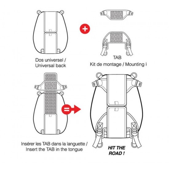 Κιτ εφαρμογής tankbag Bagster Μαγνητικό για μεταλλικά ντεπόζιτα Κιτ εφαρμογής tankbag Bagster Μαγνητικό για μεταλλικά ντεπόζιτα