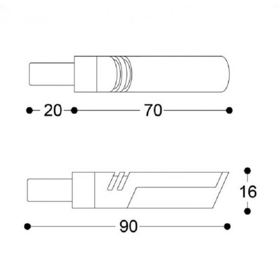 Φλας LED universal Barracuda Idea B-Lux πράσινο (σετ)