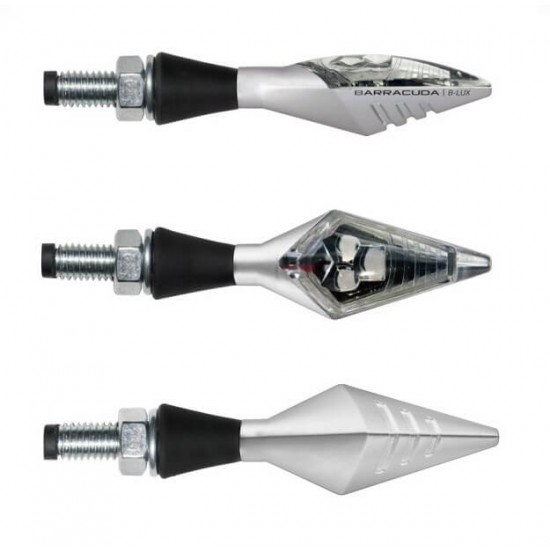 Φλας LED universal Barracuda X-Led B-Lux ασημί (σετ) Φλας LED universal Barracuda X-Led B-Lux ασημί (σετ)