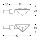 Φλας LED universal Barracuda Z-Led B-Lux ασημί (σετ)