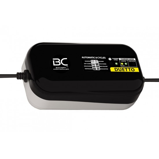 Φορτιστής-συντηρητής μπαταρίας BC Battery Controller Duetto (λιθίου LiFePO4 και όλων των τύπων μπαταριών) Φορτιστής-συντηρητής μπαταρίας BC Battery Controller Duetto (λιθίου LiFePO4 και όλων των τύπων μπαταριών)