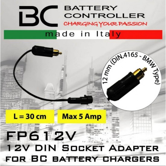 Αντάπτορας για φορτιστές μπαταρίας BC Battery Controller σε αναμονή 12V BMW/KTM/Triumph