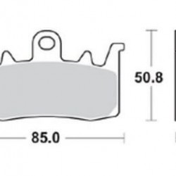 Τακάκια Braking CM εμπρός BMW R 1200 GS LC/Adv. 13-