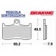 Τακάκια Braking CM εμπρός Triumph Tiger 1050/Sport Τακάκια Braking CM εμπρός Triumph Tiger 1050/Sport