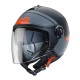 Κράνος Caberg Riviera V4 Elite 70 ανθρακί-fluo πορτοκαλί Κράνος Caberg Riviera V4 Elite 70 ανθρακί-fluo πορτοκαλί