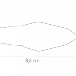 Φλας universal Chaft Mini μαύρο-φιμέ (σετ)