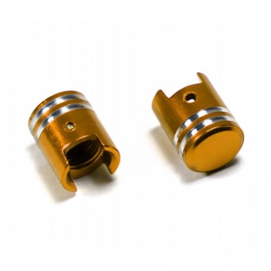 Τάπες βαλβίδας αέρα Chaft Piston σετ χρυσές Τάπες βαλβίδας αέρα Chaft Piston σετ χρυσές