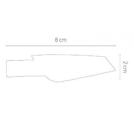 Φλας LED universal Chaft Shelter μαύρο-φιμέ (σετ) Φλας LED universal Chaft Shelter μαύρο-φιμέ (σετ)
