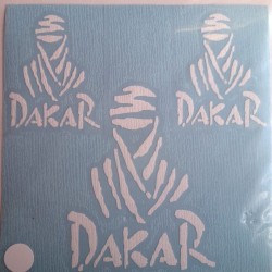 Αυτοκόλλητα Dakar Sticker I λευκό