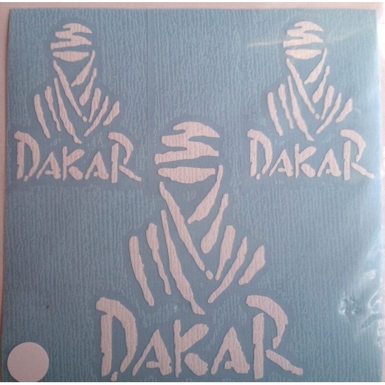 Αυτοκόλλητα Dakar Sticker I λευκό