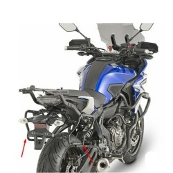 Βάσεις πλαϊνών βαλιτσών (κυρτές) rapid release Yamaha Tracer 7