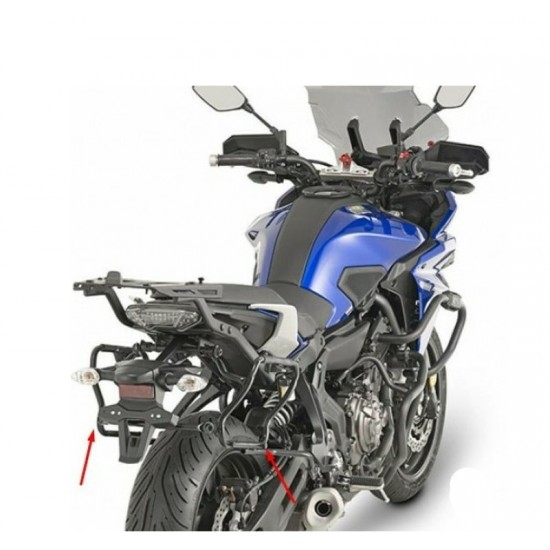 Βάσεις πλαϊνών βαλιτσών (κυρτές) rapid release Yamaha Tracer 7 Βάσεις πλαϊνών βαλιτσών (κυρτές) rapid release Yamaha Tracer 7
