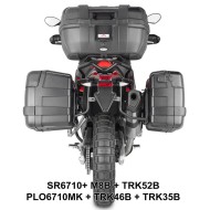 Βάσεις πλαϊνών βαλιτσών GIVI Monokey One Fit Aprilia Tuareg 660 μαύρες