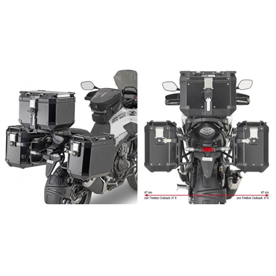 Βάσεις πλαϊνών βαλιτσών GIVI Trekker Outback One Fit Honda CB 500 X 19- Βάσεις πλαϊνών βαλιτσών GIVI Trekker Outback One Fit Honda CB 500 X 19-