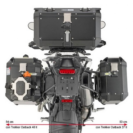 Βάσεις πλαϊνών βαλιτσών GIVI Trekker Outback One Fit Triumph Tiger 900 GT/Rally/Pro Βάσεις πλαϊνών βαλιτσών GIVI Trekker Outback One Fit Triumph Tiger 900 GT/Rally/Pro