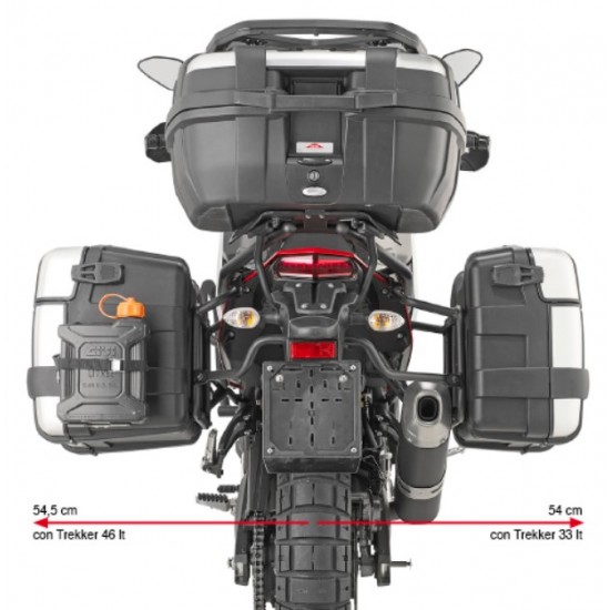 Βάσεις πλαϊνών βαλιτσών GIVI Monokey One Fit Yamaha Tenere 700 World Raid Βάσεις πλαϊνών βαλιτσών GIVI Monokey One Fit Yamaha Tenere 700 World Raid