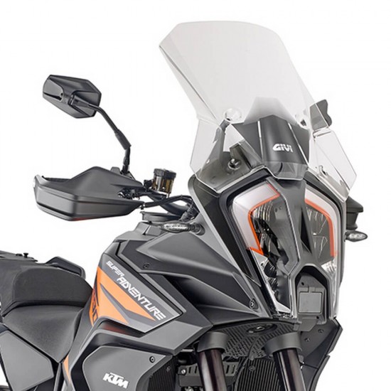 Ζελατίνα GIVI Touring KTM 1290 Super Adventure S/R 21- διάφανη Ζελατίνα GIVI Touring KTM 1290 Super Adventure S/R 21- διάφανη
