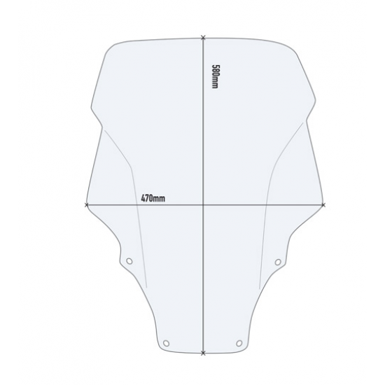 Ζελατίνα GIVI Honda Forza 125-350 21- διάφανη Ζελατίνα GIVI Honda Forza 125-350 21- διάφανη