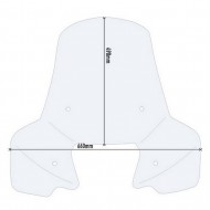 Ζελατίνα GIVI Piaggio Medley 125-150 20- διάφανη