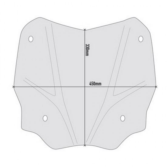 Ζελατίνα GIVI Honda SH 125-150 20- ελαφρώς φιμέ Ζελατίνα GIVI Honda SH 125-150 20- ελαφρώς φιμέ