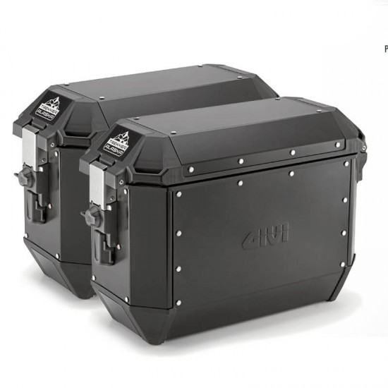Βαλίτσες αλουμινίου GIVI TREKKER Alaska 36 lt μαύρες (set) Βαλίτσες αλουμινίου GIVI TREKKER Alaska 36 lt μαύρες (set)