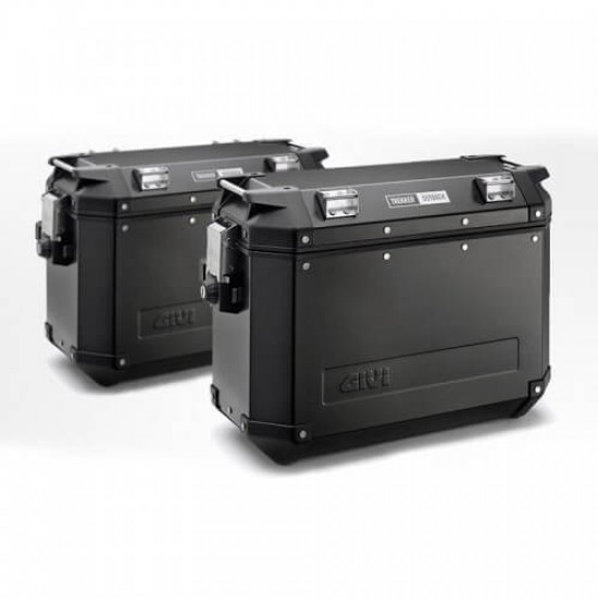 Βαλίτσες αλουμινίου GIVI TREKKER OUTBACK 37 lt (set) Μαύρες Βαλίτσες αλουμινίου GIVI TREKKER OUTBACK 37 lt (set) Μαύρες