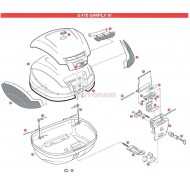 Ανταλλακτικά βαλίτσας GIVI E470