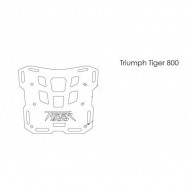 Βάση αλουμινίου Topcase Holan Nomada cases Triumph Tiger 800/XC μαύρη