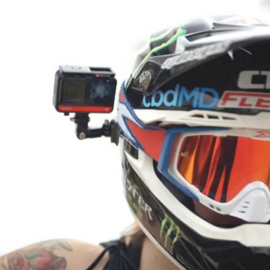 Ολοκληρωμένη βάση κράνους Insta360 με άρθρωση Ολοκληρωμένη βάση κράνους Insta360 με άρθρωση